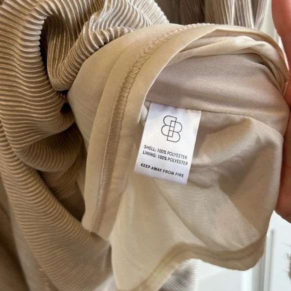 NWT Baltic Born Venus Pleated Maxi Dress Gold Size XXXL - Picture 3 of 8